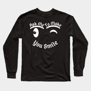 The cutest & happiest smiling emoji face Long Sleeve T-Shirt